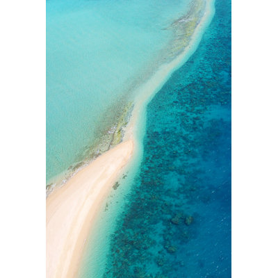 Tropical Island Aerial - Wrapped Canvas Print