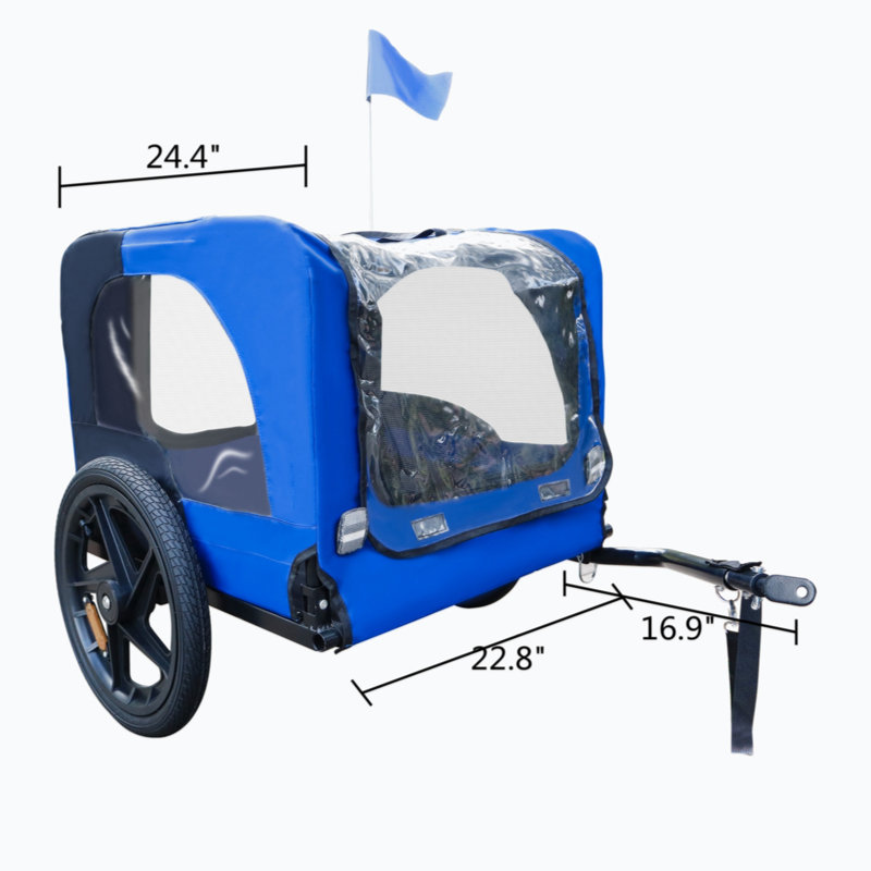 Chariots de jardin pneumatique Air Wheel, Bleu