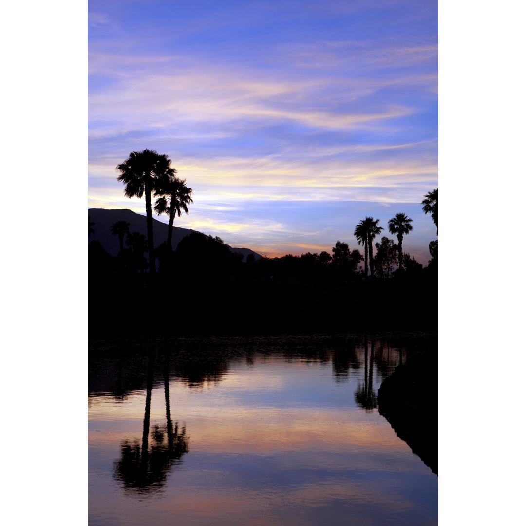 Palm Springs Sonnenuntergang von JennifergraphyImaging - Leinwandbild