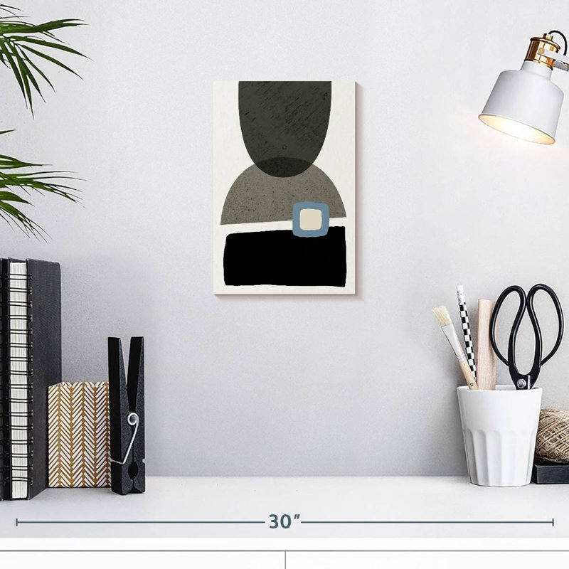 Avery Mid Century Abstract III, H 12 po x l 8 po
