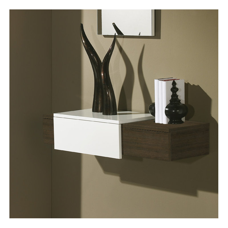 Rectangle Accent Cabinet, Natur / White