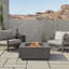 AEGEAN Propane / Natural Gas Outdoor Fire Pit Table-820273393-927486158