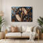 Art mural nautique, outils nautiques gris-386070831