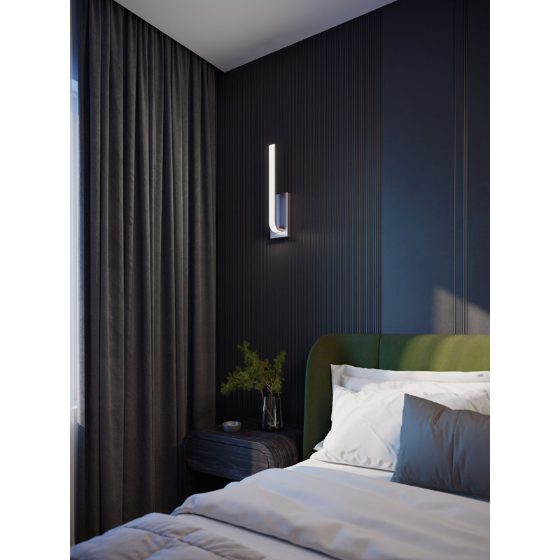 Hymel 20'' LED Sconce, Satin Nickel