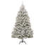 Artificial Christmas Tree Green and White PVC and Metal-2060516050