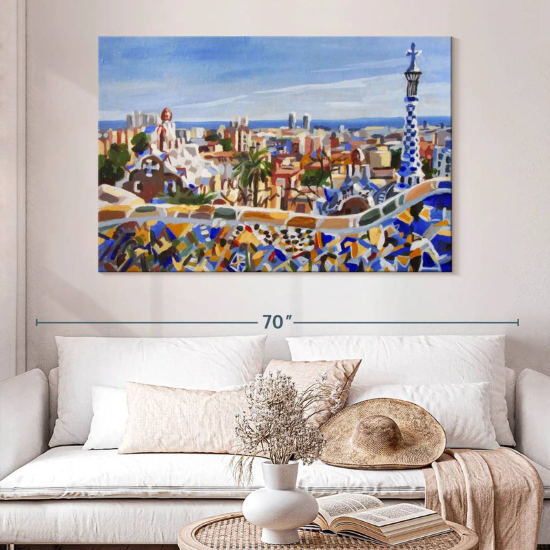 Sirci Barcelona Gaudi, H 34 po x l 51 po