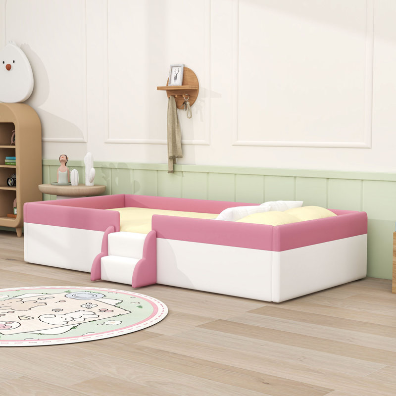 Upholstered Daybed Frame With Fence, Twin