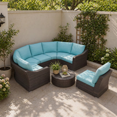  Ensemble de mobilier d'extérieur 8 pièces