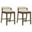 Frison Counter Height Or Bar Height Rubberwood Barstool With Fabric Seat - Set Of 2-402844029-402844030-402844016