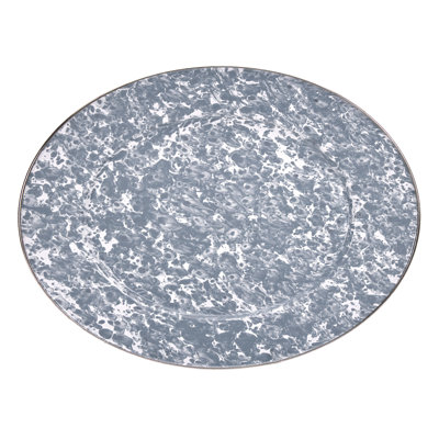 Sea Glass Earthenware Platter