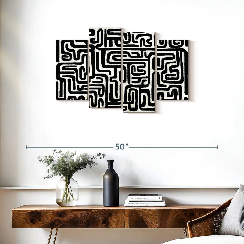 Labyrinthe africain Avery, H 22 po x l 36 po