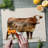 Cow Landscape Tempered Glass Cutting Board 12" x 15"