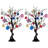 Small Artificial Tree For Table Centerpiece Black Fake Trees 23Inch Faux Tree