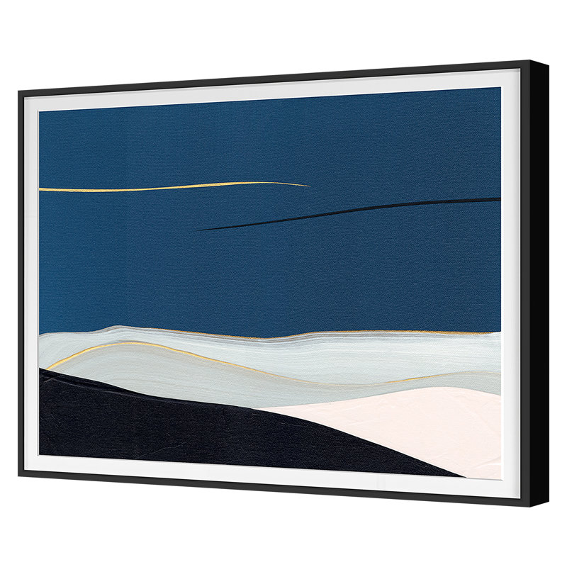 Maniforme par Amy Stewart - reproduction de cadre photo unique, Cadre noir, H 39 po x l 48 po