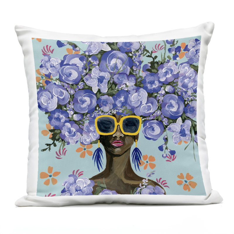Coussin extérieur Sunning In Blue Florals