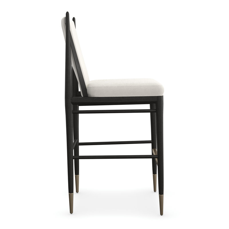 Modern Principles Light Counter Stool, Cinder/Lucent Bronze Metallic, Bar Stool (30" Seat Height)