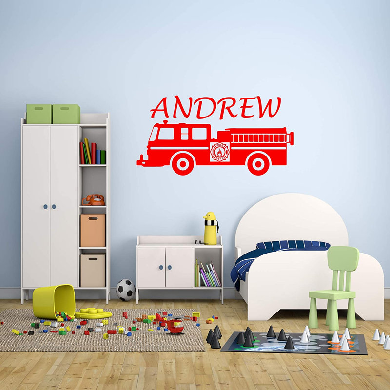 Non-Wall Damaging Wall Decal, Red, 25" H x 50" W, Yes