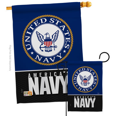 Double Sided 40'' H x 28'' W Polyester Independence Day Flag Set
