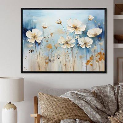 Collage de prairie sur toile