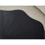 Table basse pétale entièrement assemblée - Fibre de verre noire sculpturale mat, design organique moderne, sans assemblage, table centrale multi-scène