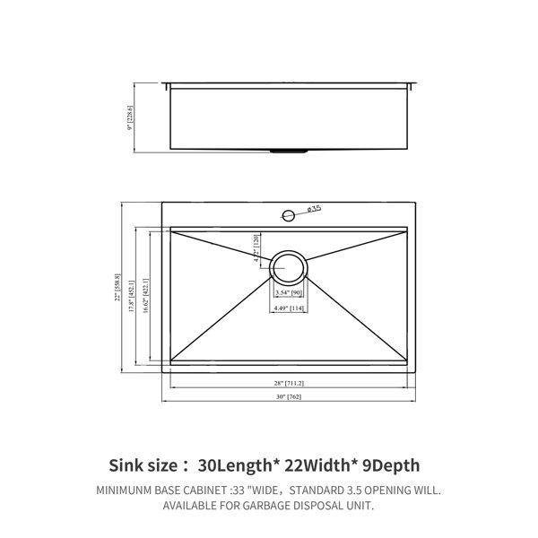 Dimensions du produit