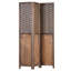Abree 120cm W x 170cm H 3 - Panel Folding Room Divider-1937649346