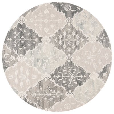 Garvin Hand-Tufted Wool Floral Rug