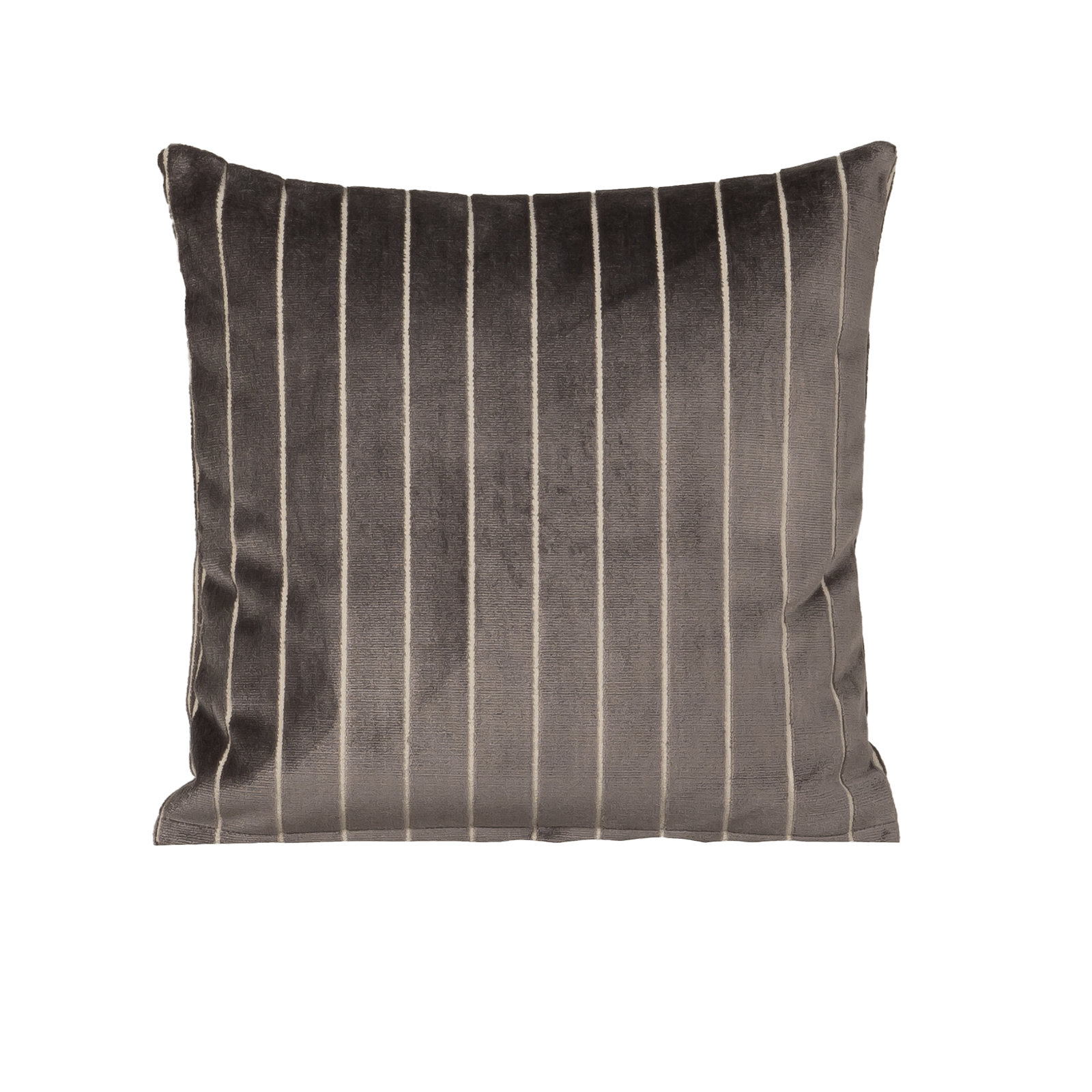 Maxton Throw Pillow, Feather, Gray, Square 20"
