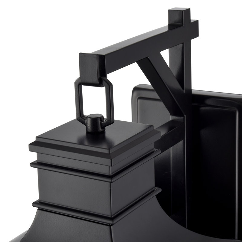Applique murale d'extérieur Dreu - noir mat, H 24,25 po x l 13,25 po x P 15,25 po, 4 lumières