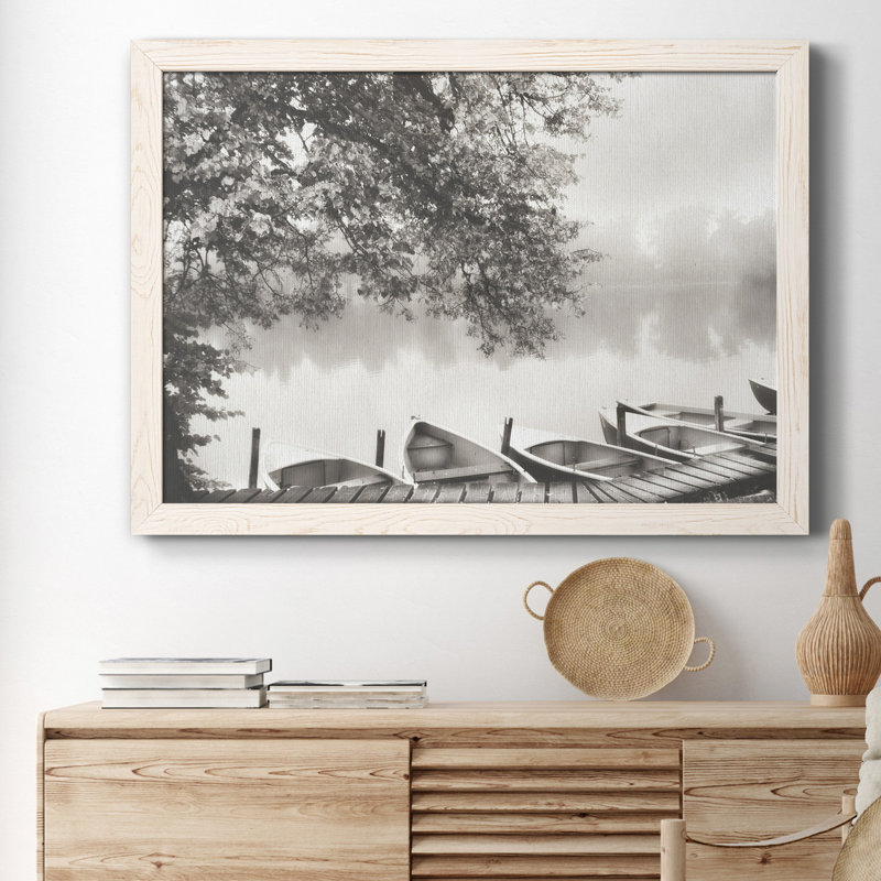 Morning - reproduction de photo sur papier encadrée, H 31,5 po x l 23,5 po x P 1,5 po, Blanc