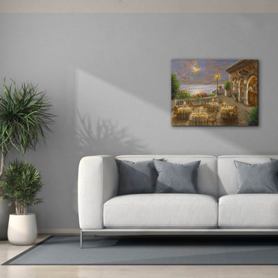  «A Romantic Dinning Invitation» par Nicky Boehme, art mural sur toile, 34 po x 26 po