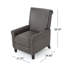 Fauteuil inclinable avec accoudoirs roulés et siège rembourré pour le salon ou le bureau-526059240