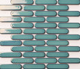Capsule mosaïque en porcelaine polie