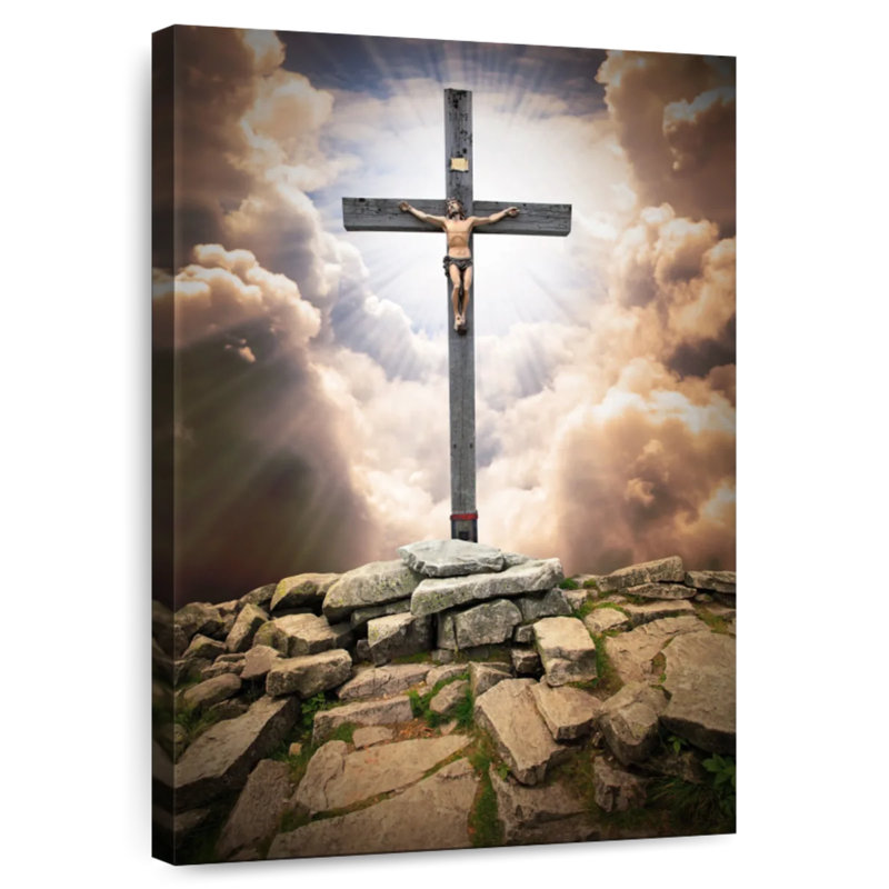Adella Crucified Jesus Christ, 12" H x 8" W