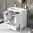 Merelyn 30'' Single Bathroom Vanity with Ceramic Top-167840549