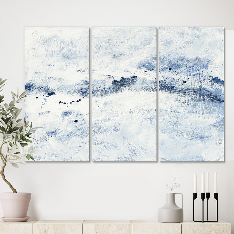 « blue wipe out », reproduction d’image multi-pièces sur toile, H 40 po x l 60 po x P 1 po