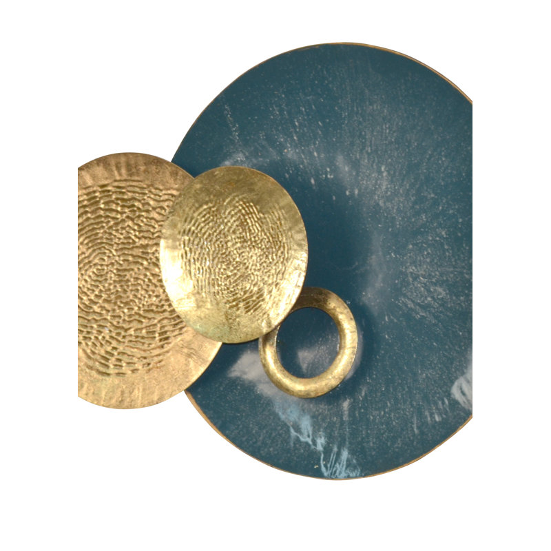 Glam Abstract Wall Decor on Metal