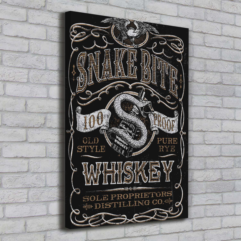 Whiskey - Wrapped Canvas Print