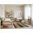 Machine Washable Botanical Brown Area Rug