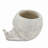8.3x7x4.7" Decorative Sand and Cement Snail Planter with Textured Beige Finish