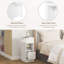 Bedside Table, Nightstand With 2 Open Compartments And 1 Drawer, Night Table, Space Saving Cabinet For Bedroom, Living Room, Chipboard, 25X30X66Cm-1454749019