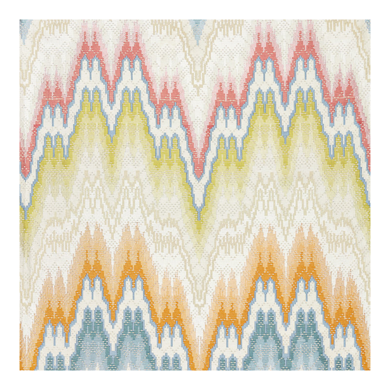 Tissu Jardin Bargello, Floraison