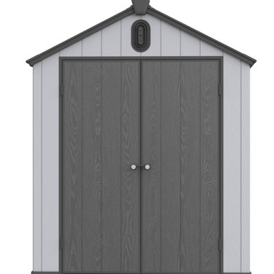 6X8ft Backyard Equipment Room - Plastic Construction Storage Your Items From Elements