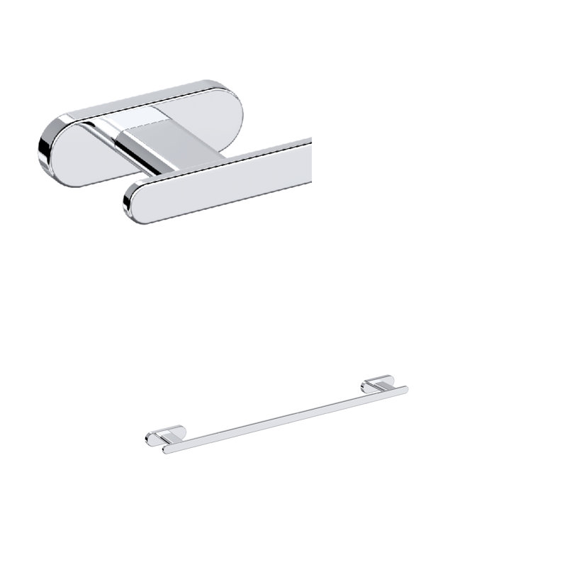 Miscelo™ 24" Towel Bar, Polished Chrome, 1" H x 20.7" W x 2.25" D
