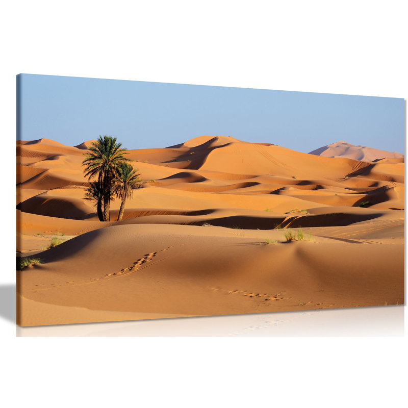 Sand Dune Desert - Wrapped Canvas Print