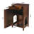 Enclosure End Table With Shutter Door