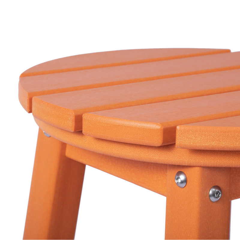 Tabouret de bar rond 29 po Laguna, Orange