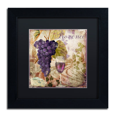 Publicité rétro encadrée Jadaya «Wine Country III»