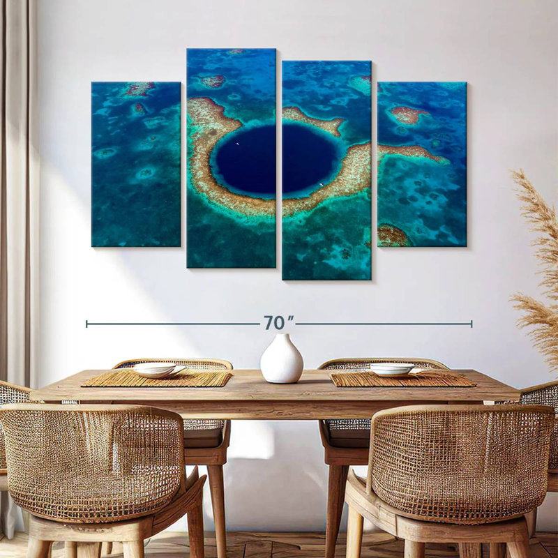 Nicci Belize's The Great Blue Hole, H 42 po x l 68 po