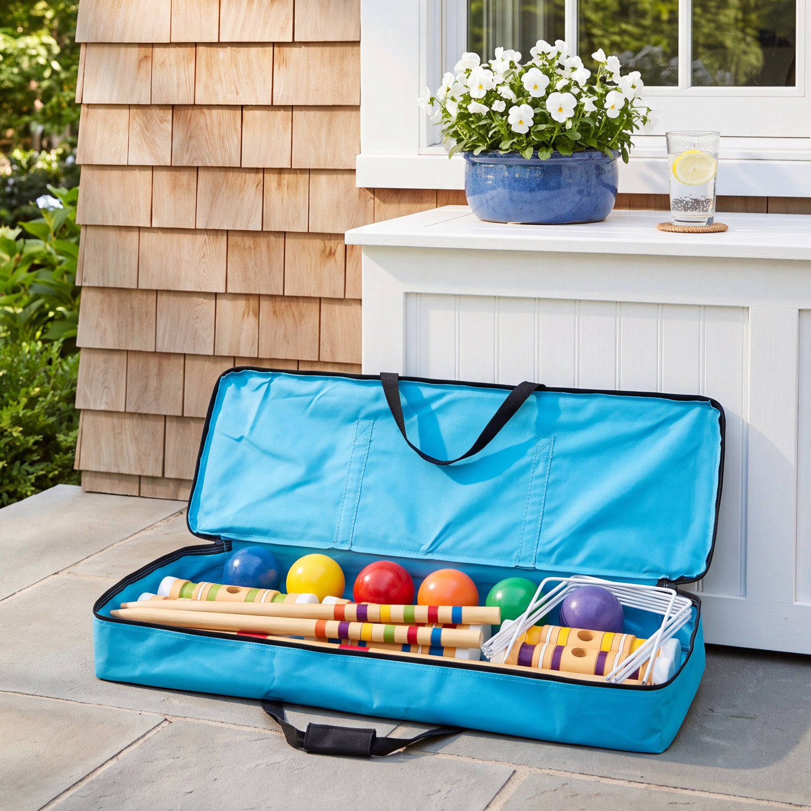6-Player Croquet Set with Carrying Case